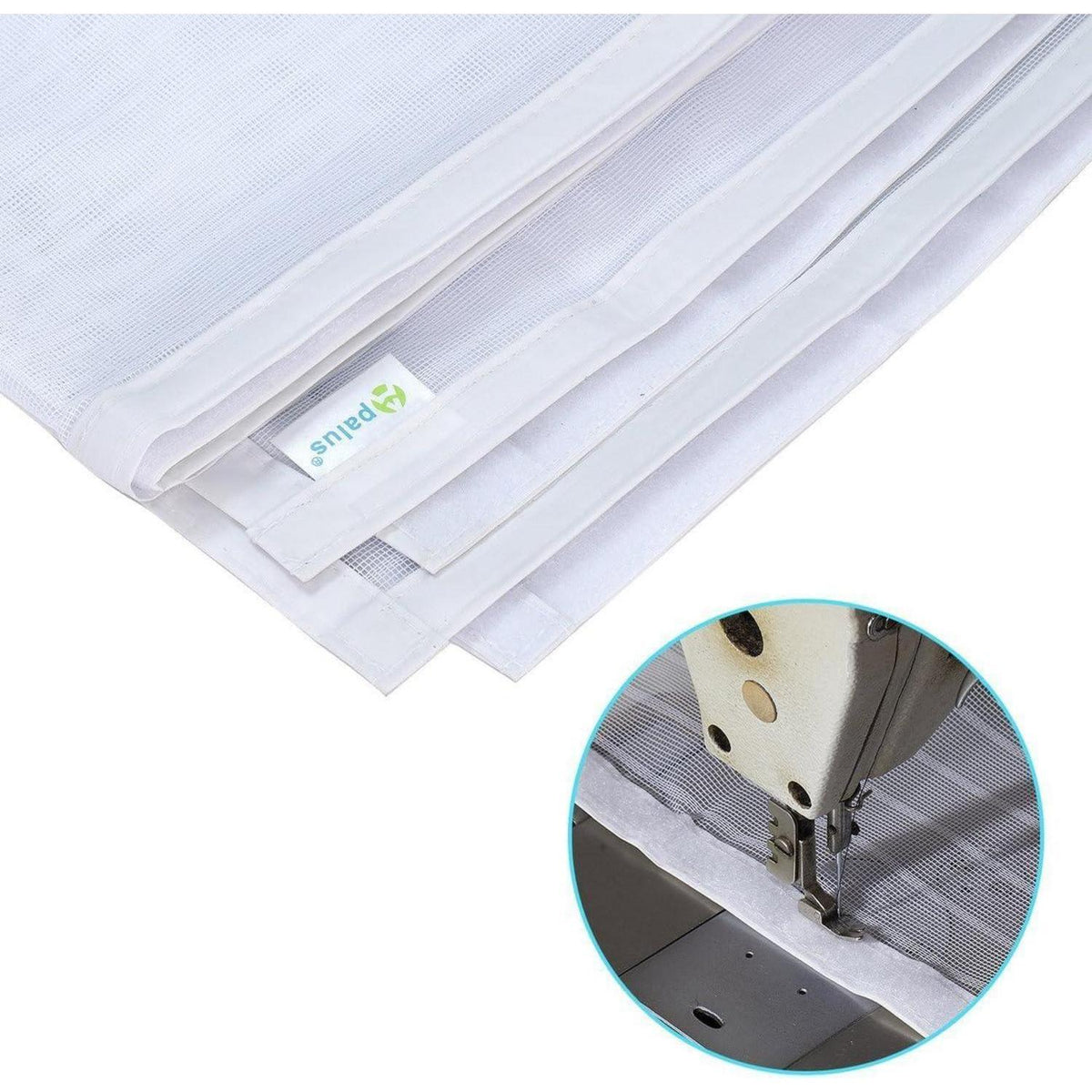 Magnetischer Fliegengitter Tür 110x220cm Weiß