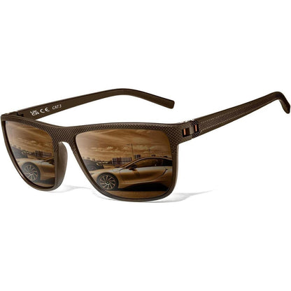 Polarisierte Vintage Sonnenbrille HD-Pilotobjektive