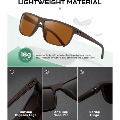 Polarisierte Vintage Sonnenbrille HD-Pilotobjektive