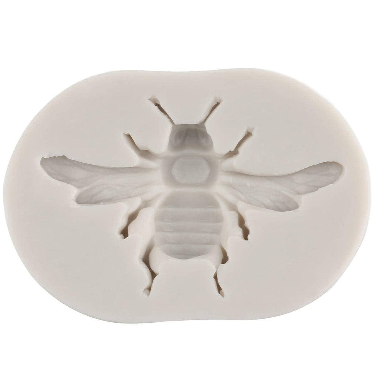 4x Bienen Fondantformen Silikon für Kuchen & Süßigkeiten