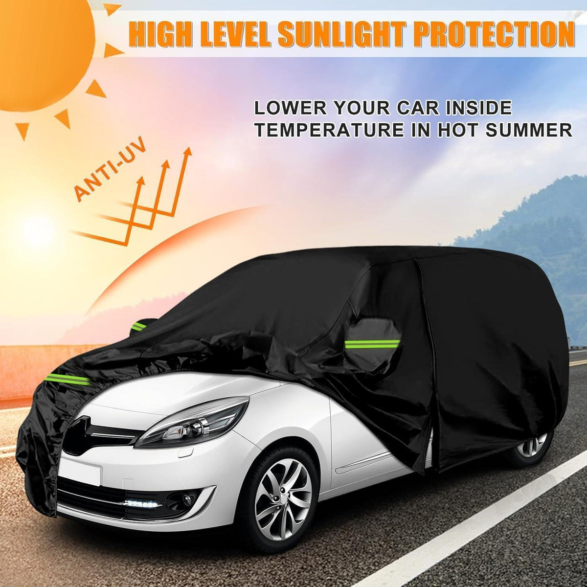 Auto Abdeckung für Renault Grand Scénic 2004-2022 – Allwetterschutz