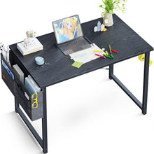 Schreibtisch mit Kopfhörerhalter und Aufbewahrungstasche, Holz PC