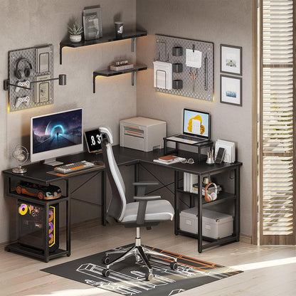 Gaming Schreibtisch mit Regal und