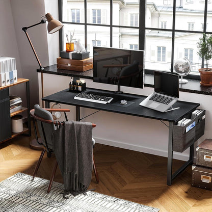 Schreibtisch Schwarz ODK 160x55x73,5cm Computertisch