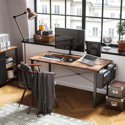 ODK Computertisch 138x50x73,5 cm Bürotisch mit Kopfhörer