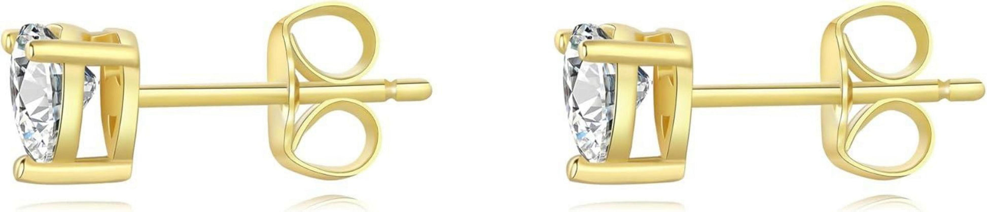 GW Herz Ohrringe 925 Sterling Silber Ohrstecker Damen Geschenke Mädchen Mama Frauen Beste Freundin Geburtstag