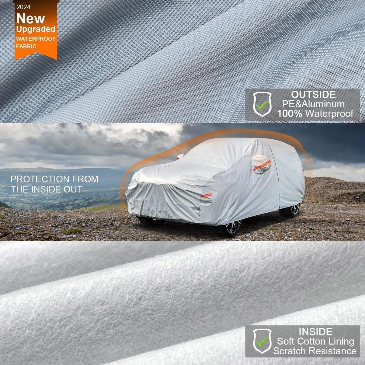 Autoabdeckung für VW Tiguan (2007-2025) – Wasserdicht & Atmungsaktiv