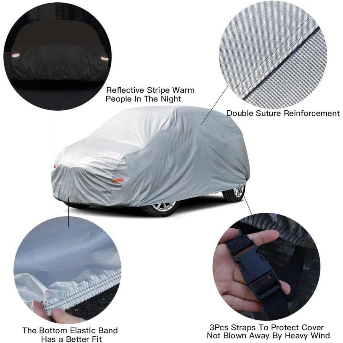 FIAT 500 Autoabdeckung Wasserdicht & Atmungsaktiv (2010-2025)