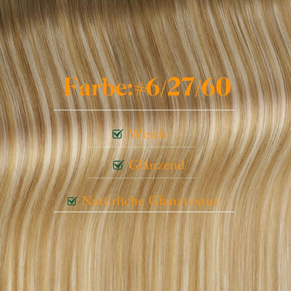 Echthaar Tape Extensions Balayage Blond Mix 55cm