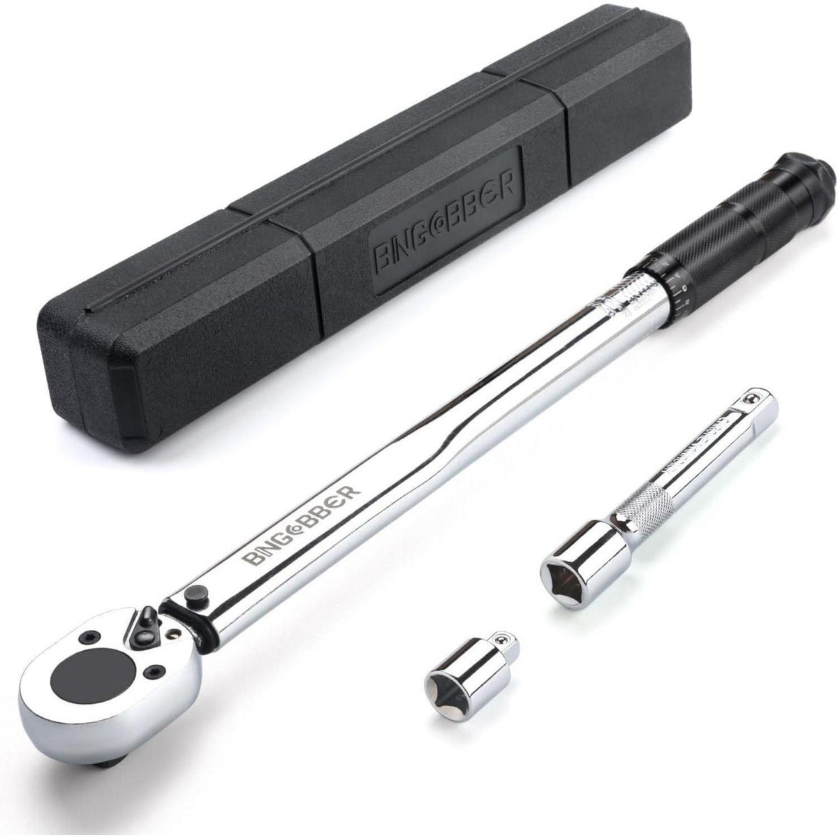 Drehmomentschlüssel 1/2" 28-210 Nm mit Verlängerung und Koffer