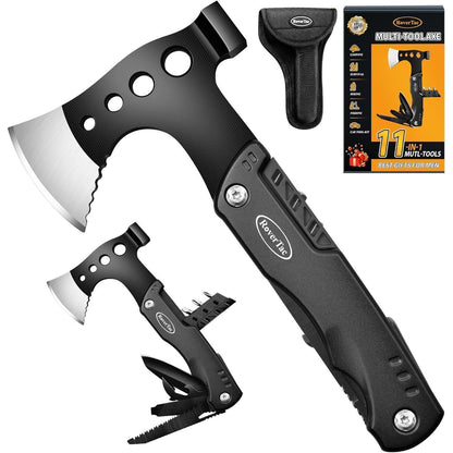 Multitool Axt 11-in-1 - Hochwertiges Camping-Werkzeug in
