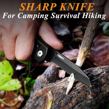 Multitool Axt 11-in-1 - Hochwertiges Camping-Werkzeug in