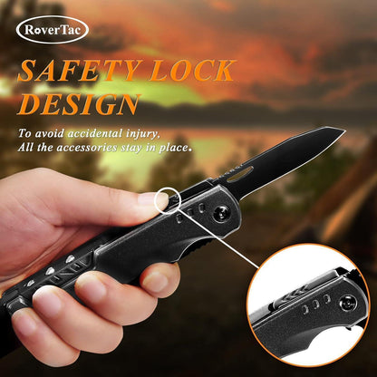 Multitool Axt 11-in-1 - Hochwertiges Camping-Werkzeug in