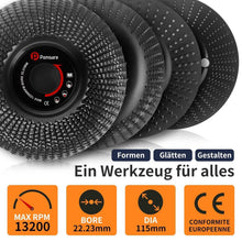 Holz Schleifscheiben 115mm für Winkelschleifer - 4er Set