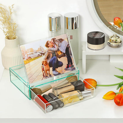 Bilderrahmen 13x18 Fotoaufbewahrungsbox transparent Aufbewahrung
