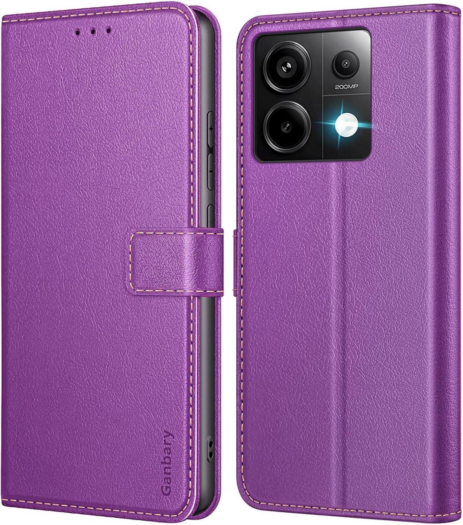 Handyhülle Xiaomi Redmi Note 13 Pro 5G Leder Violett