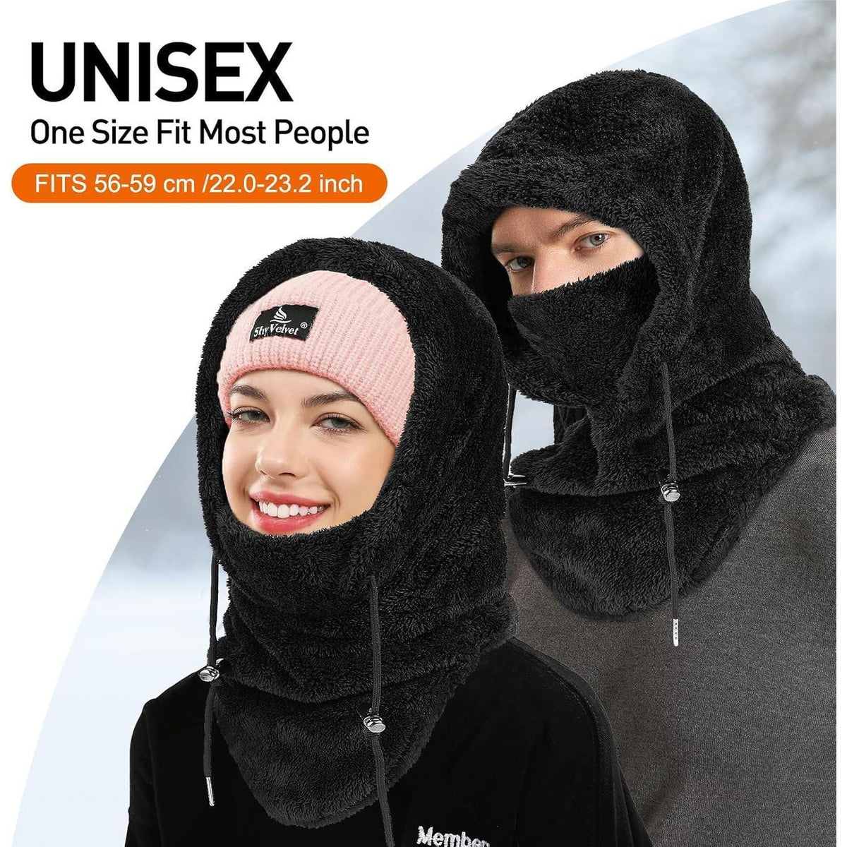 Winter Sturmhaube Fleece – Winddicht & Warm für Herren & Damen
