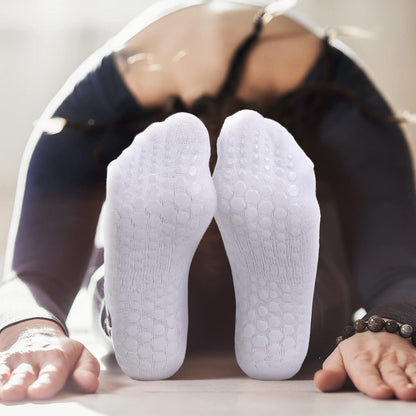 Pilates Socken Damen 4er-Set | Rutschfest & Atmungsaktiv 38-42