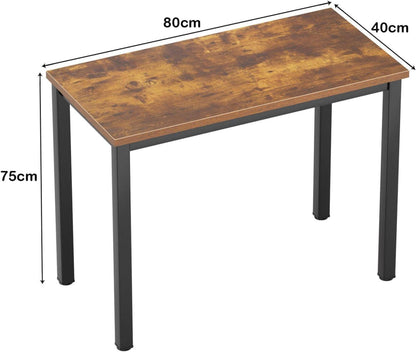 Computertisch Schreibtisch 80x40 cm Büro Workstation Holz