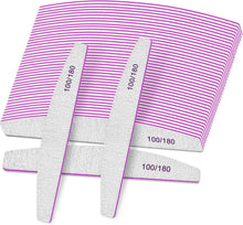 Professionelle Nagelfeilen 100/180 Körnung Set 25 Stück