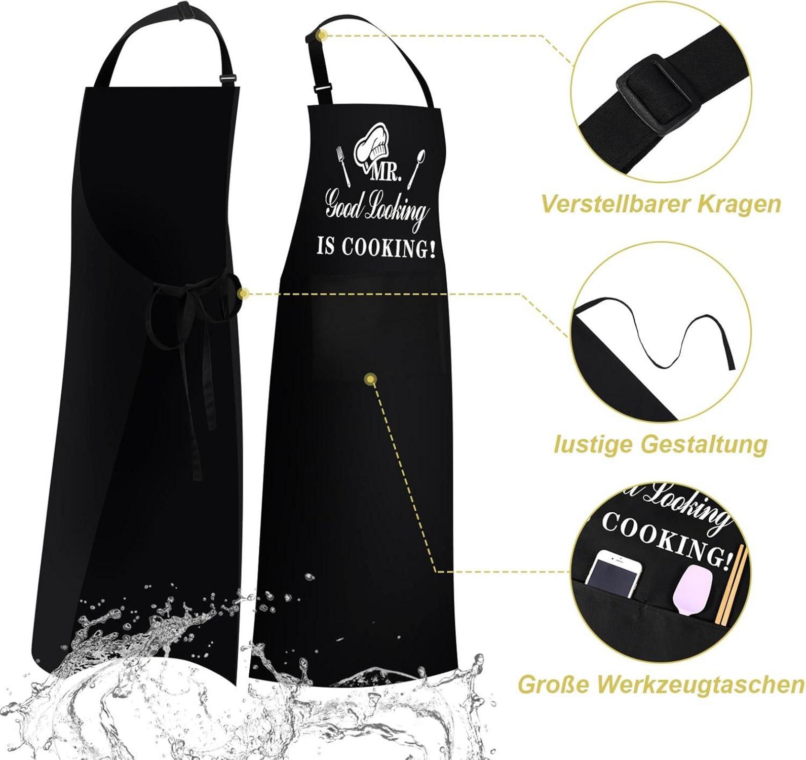 Lustige Kochschürze Mr. Good Looking Is Cooking Männer
