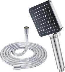 Duschkopf Hochdruck 6 Strahlarten Filter Antikalk Chrom 1,6 m Schlauch