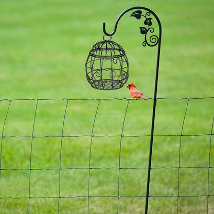 2er Set Vogelfutterspender Metall Aufhängen Wildvögel Futterstation