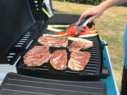 Gusseisen Grillrost 35x47 cm für 2-Brenner Gasgrill - 2er-Pack