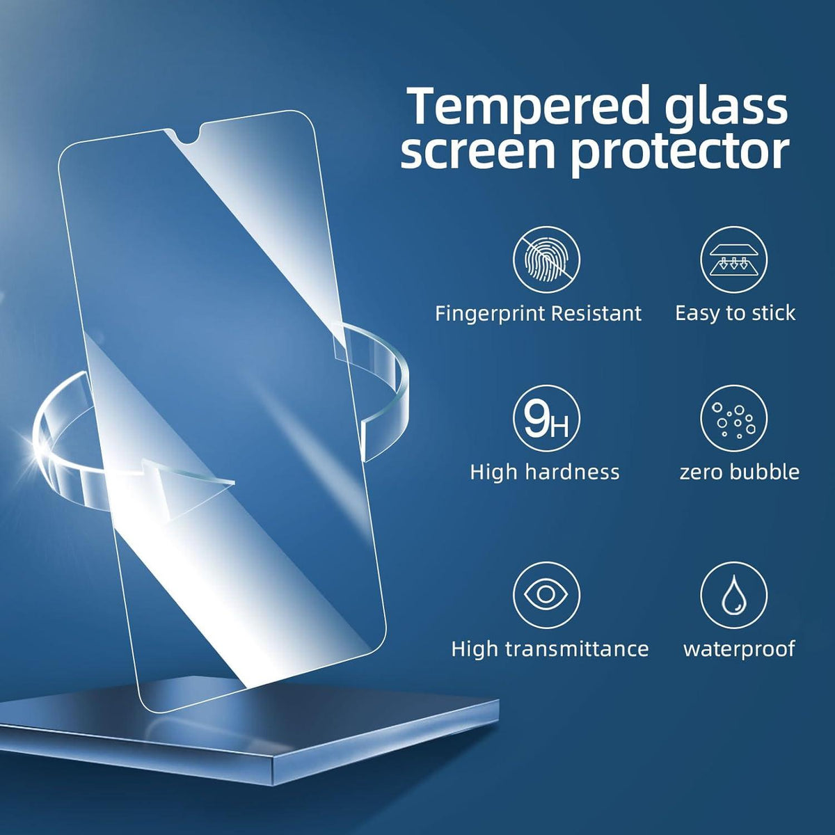 Panzer Schutz Glas Samsung Galaxy A25 5G M34 5G 3er Pack 9H Härte HD Displayfolie 0.33mm