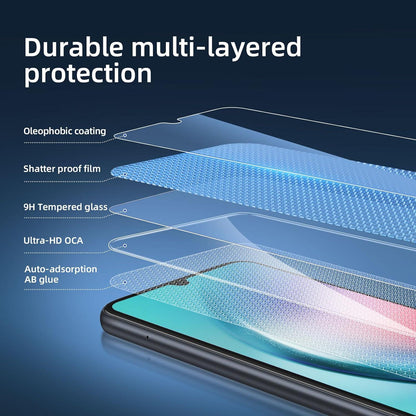 Panzer Schutz Glas Samsung Galaxy A25 M34 5G 3er-Set 9H Härte Displayschutzfolie