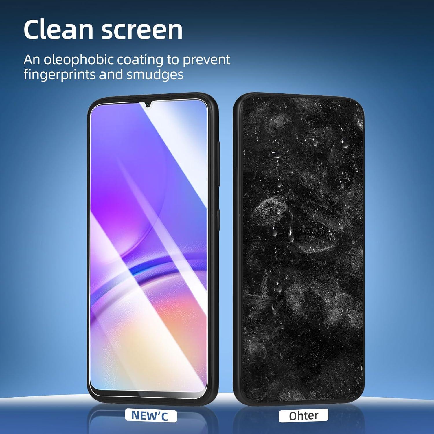NEW'C Panzer Schutz Glas Samsung Galaxy A05 A05s 0.33mm 9H Härte