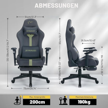 Ergonomischer Gaming Stuhl mit