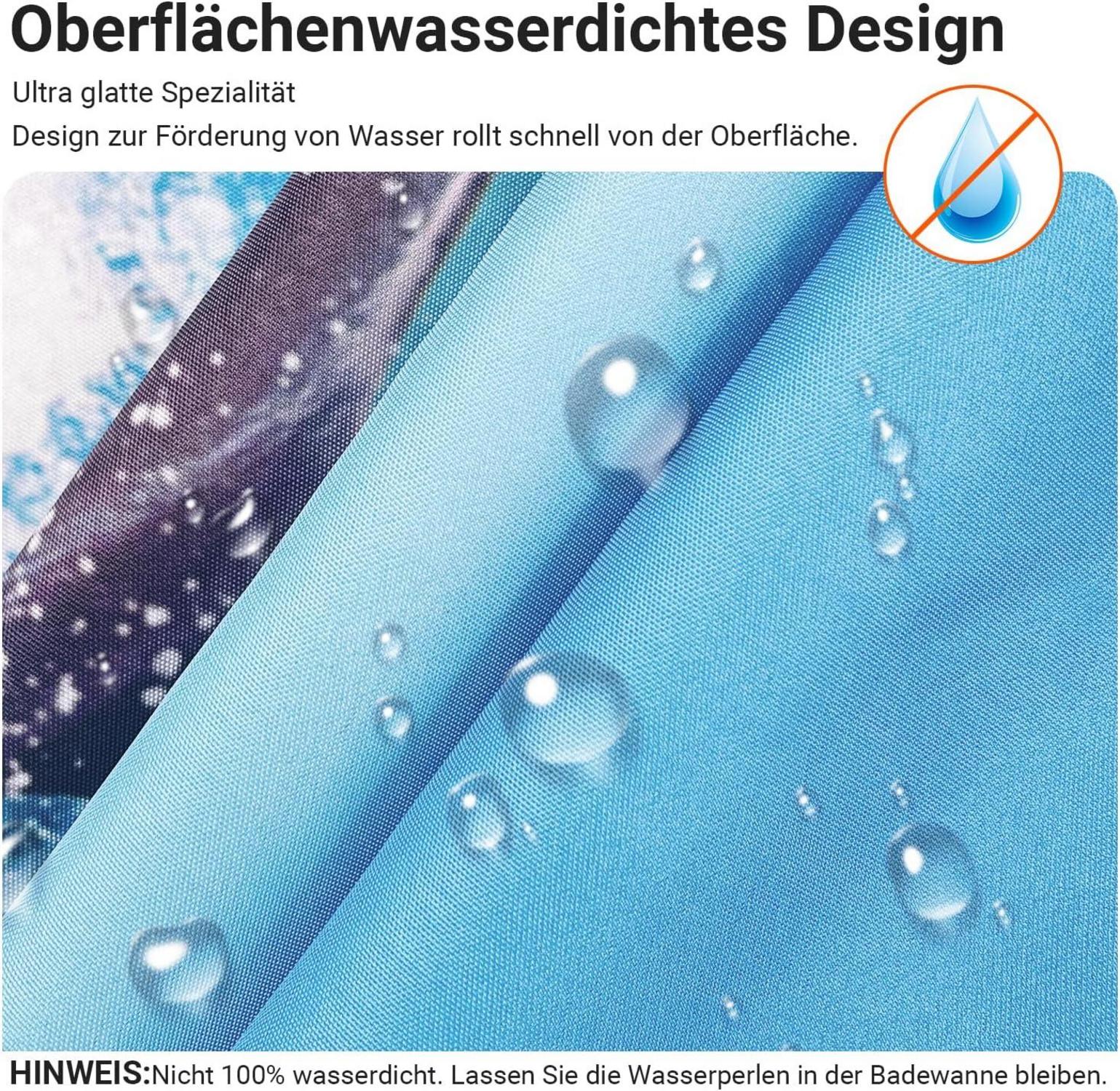 Duschvorhang Kieswüste Antischimmel 120x200cm Polyester