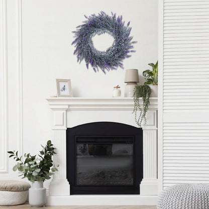 Lavendel-Kranz 48cm künstlich für Haustür Valentins-Frühlings-Deko