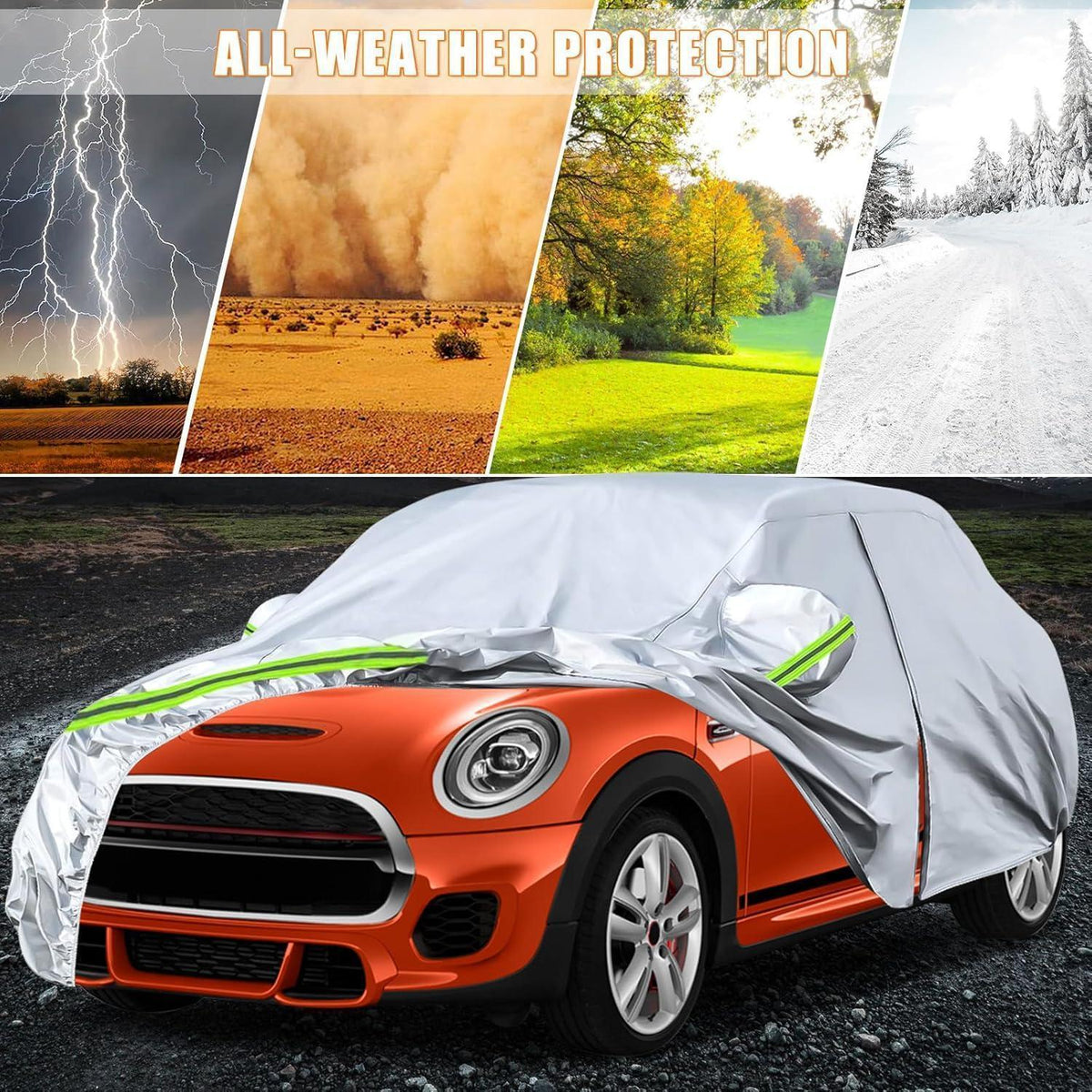 Autoabdeckung Vollgarage für Mini Cooper 3-Türer 2000-2022