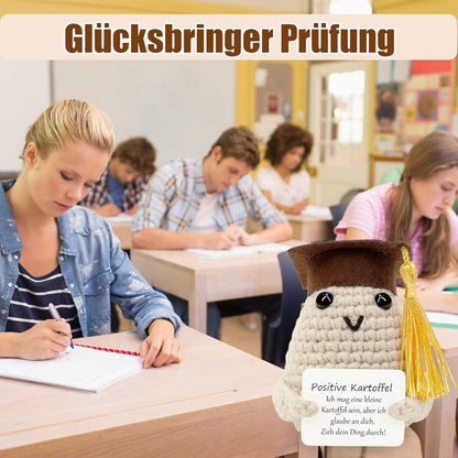 Mini Abitur Positive Kartoffel Glücksbringer Abi 2024 Geschenk