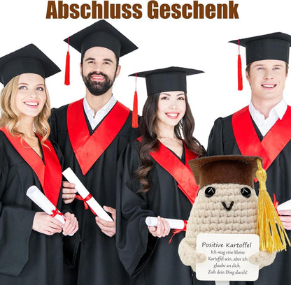 Mini Abitur Geschenk Positive Kartoffel Motivationsgeschenk 2024