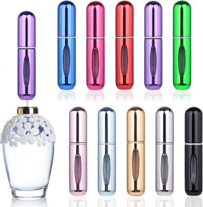 Parfümzerstäuber 5ml Nachfüllbar Mini Portable mit Fenster 10 Stück