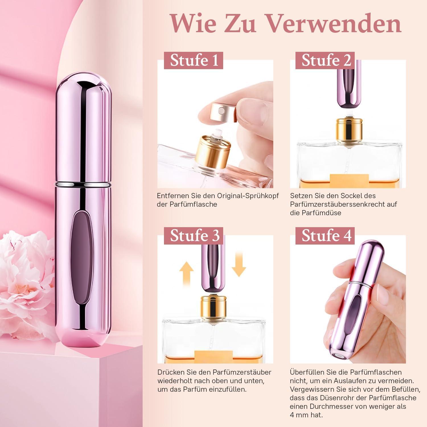 Nachfüllbar Parfüm Zerstäuber 5ml Flaschen Portable mit