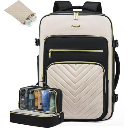 Reiserucksack Damen 40L Handgepäck Rucksack Wasserfest