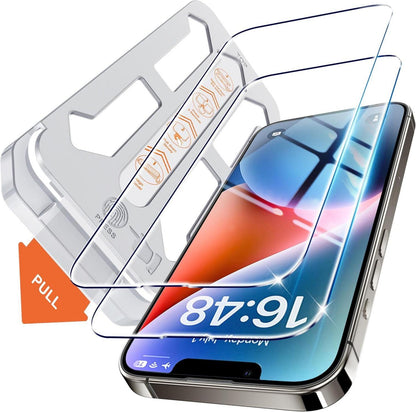 Panzerglas Schutzfolie für iPhone 13/13pro/14, 2er SetTransparent