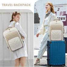 Handgepäck Rucksack Damen 40L 17 Zoll Laptopfach
