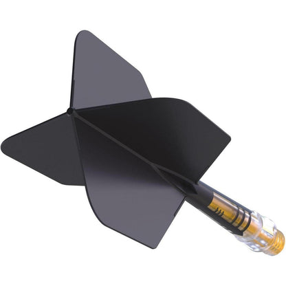 Carbon Dartschaft & Flight Set Big Wing-Form Größe