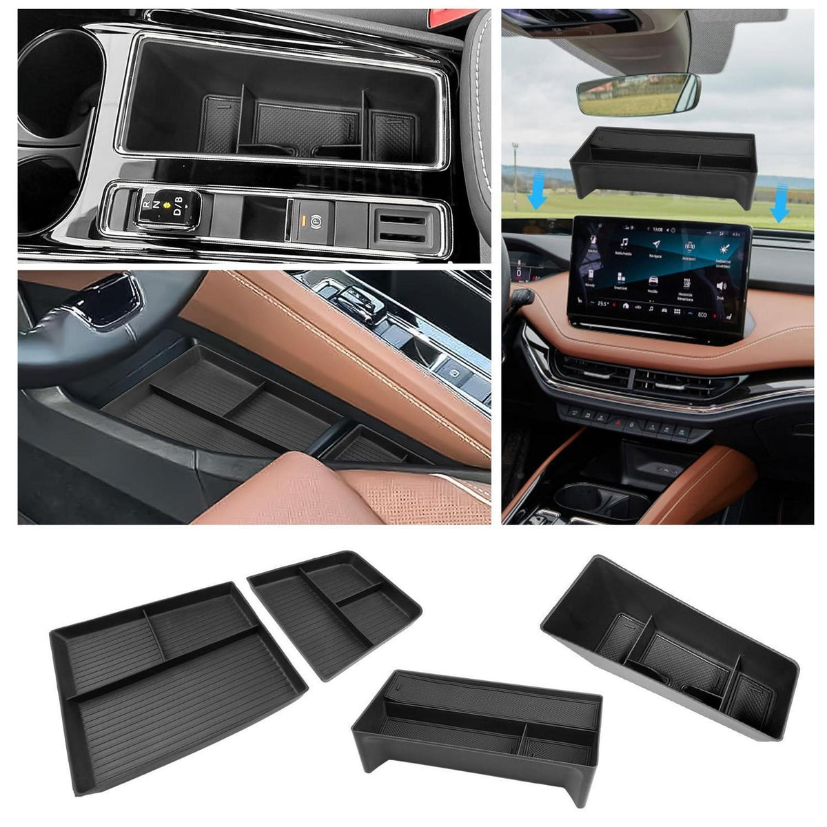 Mittelkonsolen Organizer für Skoda Enyaq iV 2021-2024