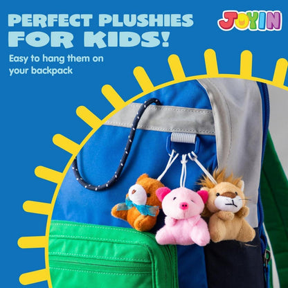 12er-Pack Mini Tier Plüsch Spielzeug, Bulk Plüschtiere für Kinder