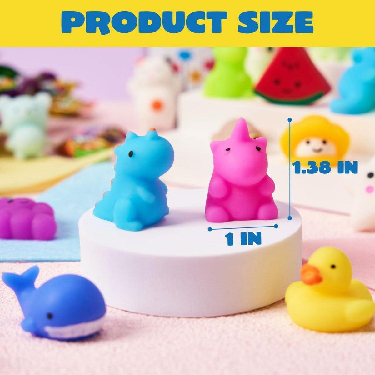 25er Set Mini Mochi Squishy Toys Stress Relief Kawaii Party Favors