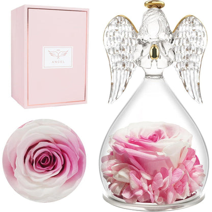 Geschenke für frauen Rose in Engel Figur weihnachtsgeschenke