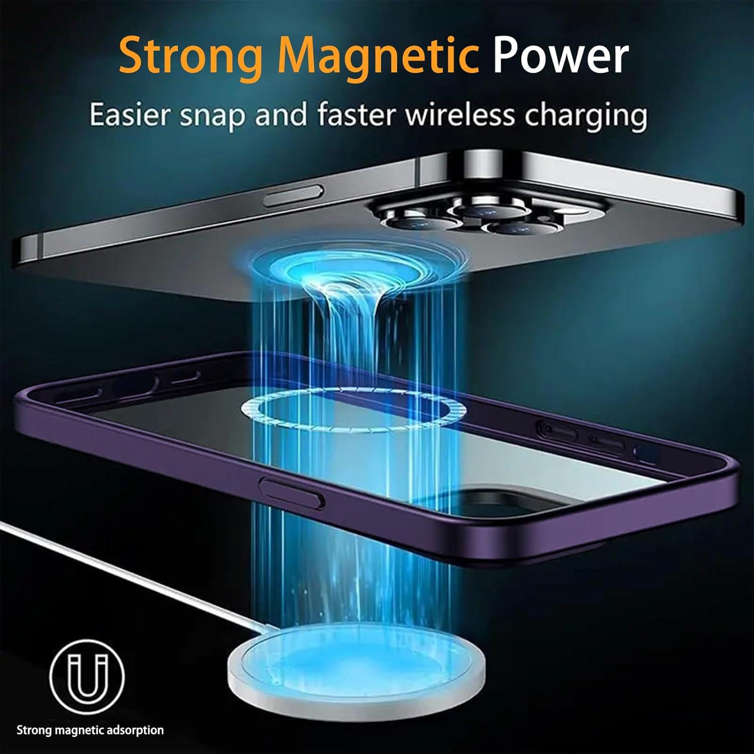 S. Tedazo Magnetische Hülle für iPhone 15 Pro