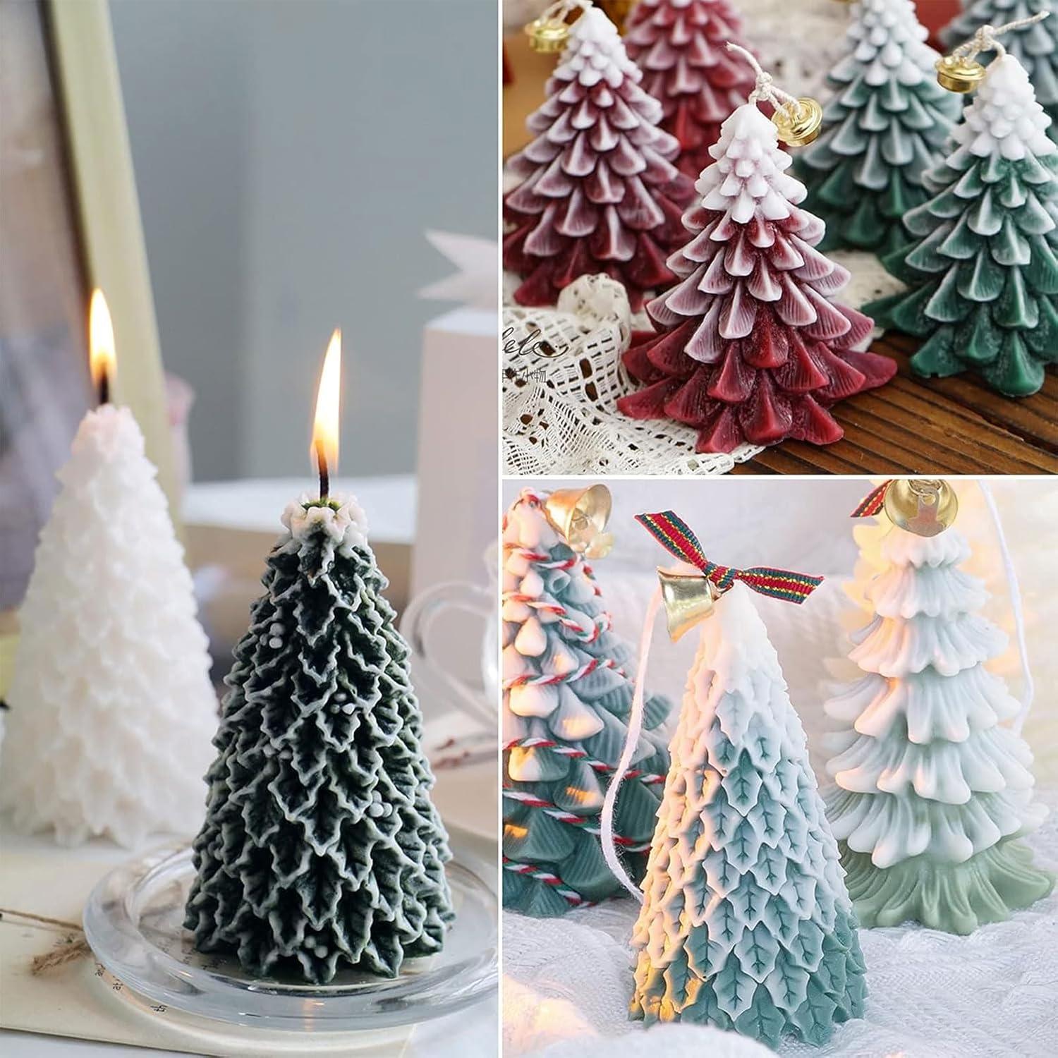 3D Silikonform Weihnachtsbaum Gießform Kerzen Seife DIY Handwerk