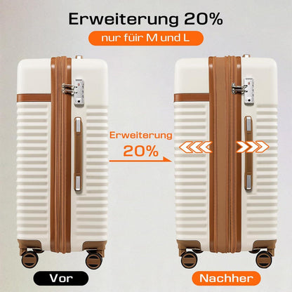 Joyway ABS Hartschalen Koffer Set 5tlg mit TSA-Schloss & 4